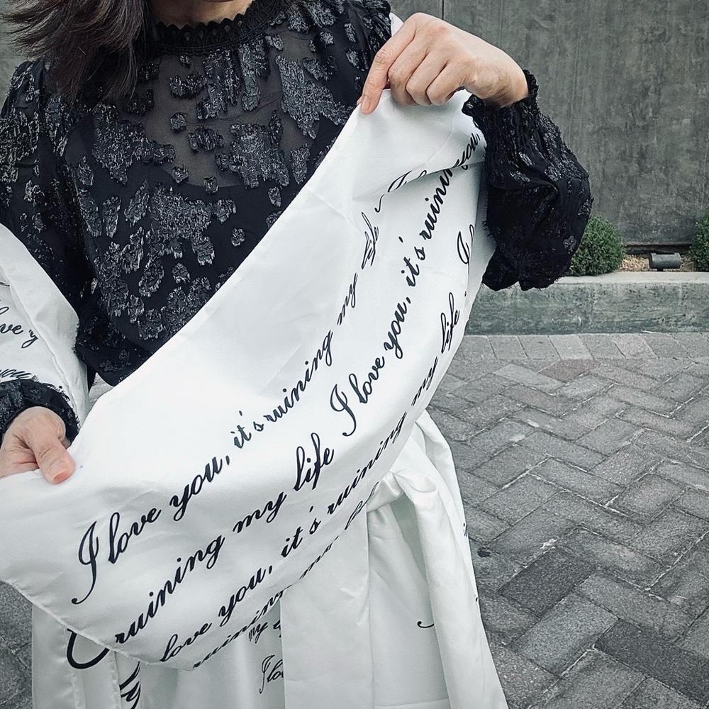 💖 Tortured Taylor I love you SCARF